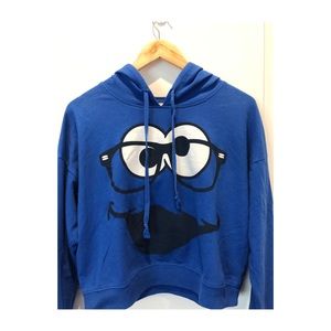 Forever 21 Tops - Cookie Monster Cropped Hoodie Forever 21 Tops - Cookie Monster Cropped Hoodie